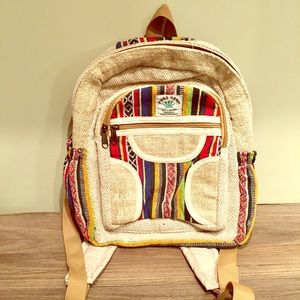 NWOT Small Pure Hemp Backpack